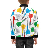 Darts Pattern Print Design 03 Kids' Boys' Girls' Bomber Jacket