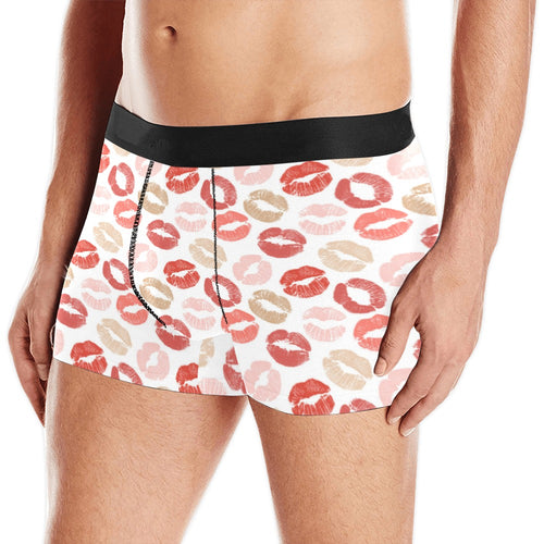 Lips Pattern Print Design 04 Men's All Over Print Boxer Briefs Men's Underwear