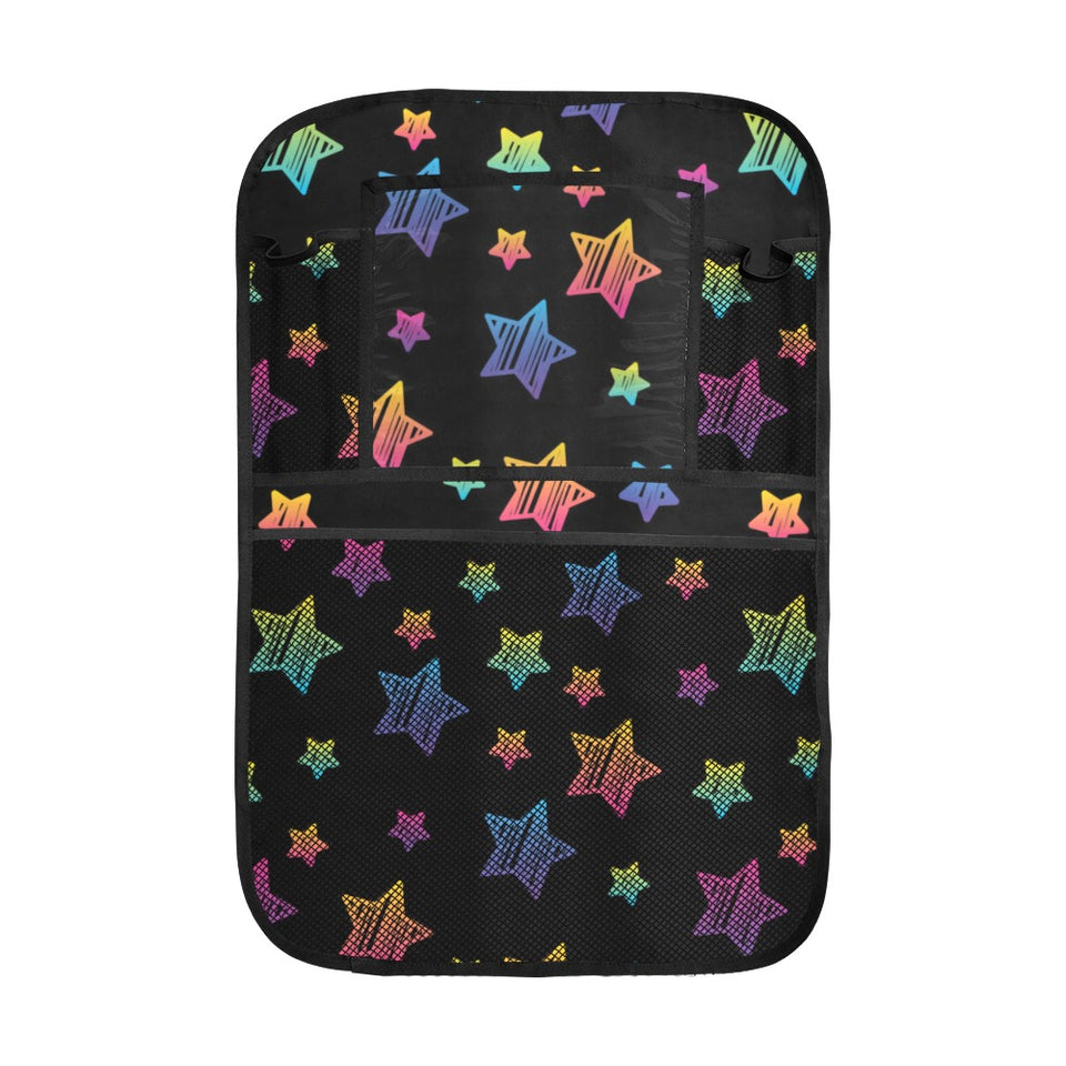 Colorful star pattern Car Seat Back Organizer