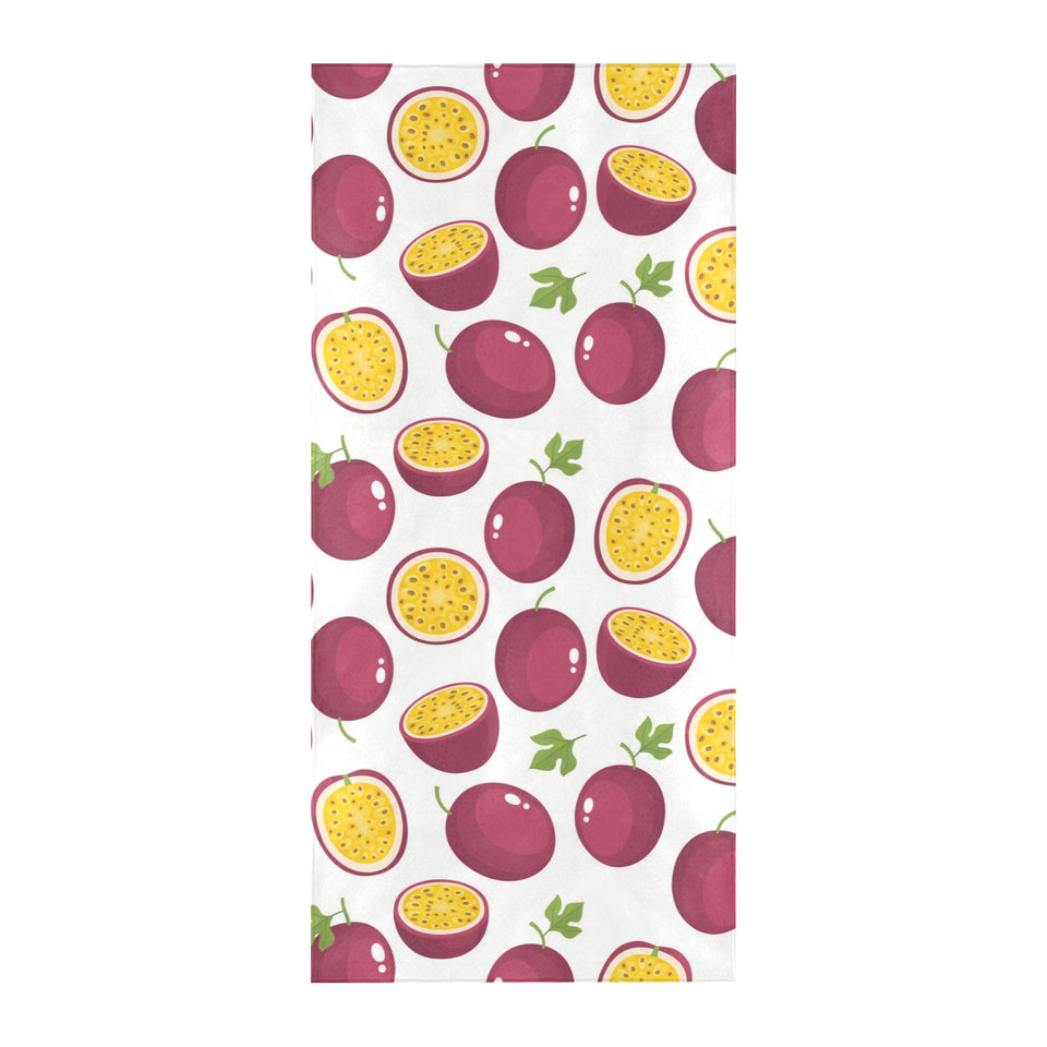 Passion fruit design pattern Beach Towel