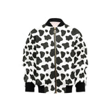 Cow skin pattern Kids' Boys' Girls' Bomber Jacket