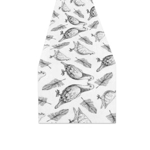 Pigeon Pattern Print Design 05 Table Runner