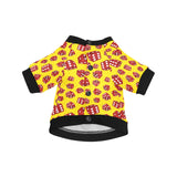 Dice Pattern Print Design 04 All Over Print Pet Dog Round Neck Fuzzy Shirt
