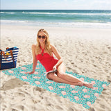 Pig Pattern Print Design 01 Beach Towel