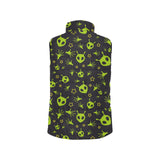 Alien Pattern Print Design 02 Men's Padded Vest