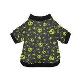 Alien Pattern Print Design 02 All Over Print Pet Dog Round Neck Fuzzy Shirt