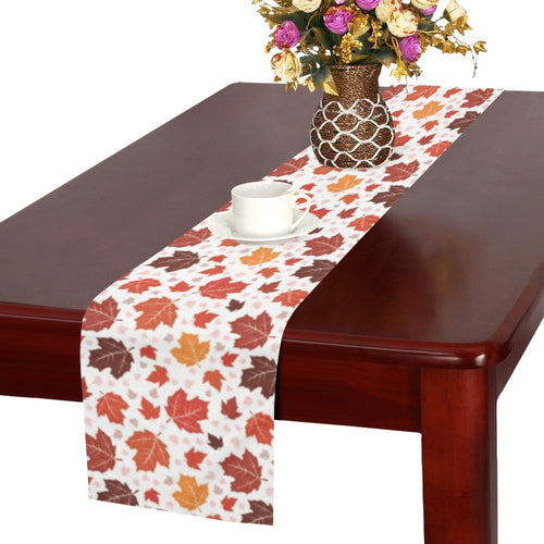 Colorful Maple Leaf pattern Table Runner