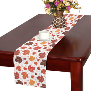 Colorful Maple Leaf pattern Table Runner