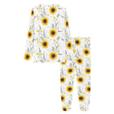 beautiful sunflowers pattern Women's All Over Print Pajama Set