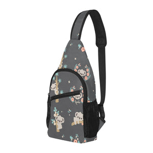 Cute koala pattern All Over Print Chest Bag