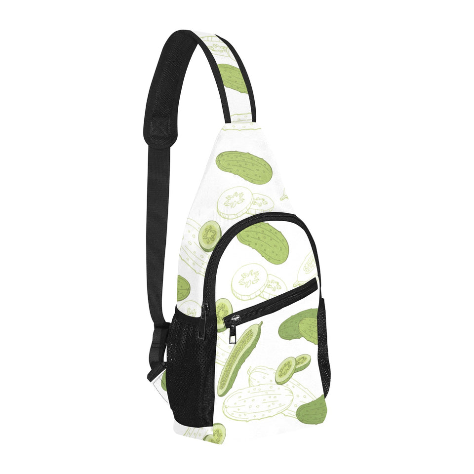 Cucumber sketch pattern All Over Print Chest Bag