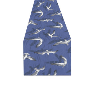 Seagull Pattern Print Design 03 Table Runner