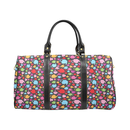 Tea pots Pattern Print Design 01 Travel Bag