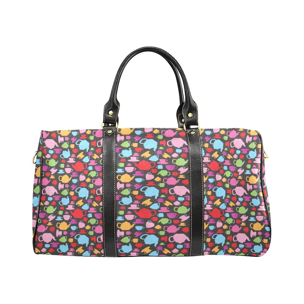 Tea pots Pattern Print Design 01 Travel Bag
