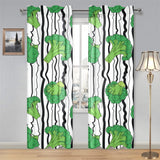 Cool Broccoli pattern Gauze Curtain