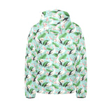 Pelican Pattern Print Design 01 Kids' Boys' Girls' Padded Hooded Jacket