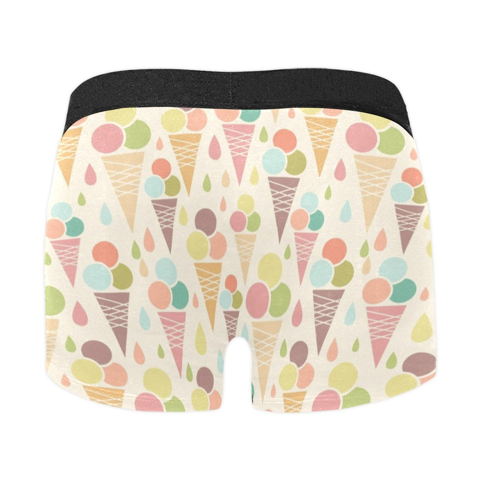 Ice cream cone pattern Men's All Over Print Boxer Briefs Men's Underwear