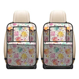Clock butterfly pattern Car Seat Back Organizer
