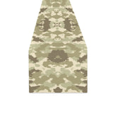 Light Green camouflage pattern Table Runner