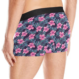 Hibiscus Pattern Print Design 05 Men's All Over Print Boxer Briefs Men's Underwear