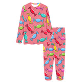 Colorful wrapped candy pattern Women's All Over Print Pajama Set