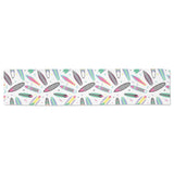 Surfboard Pattern Print Design 04 Table Runner