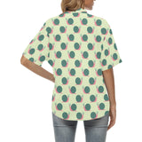 Snail Pattern Print Design 04 Women's All Over Print Hawaiian Shirt