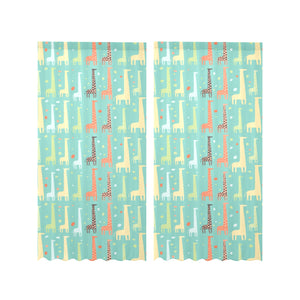 Giraffe Pattern Print Design 01 Gauze Curtain