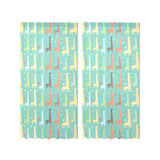 Giraffe Pattern Print Design 01 Gauze Curtain