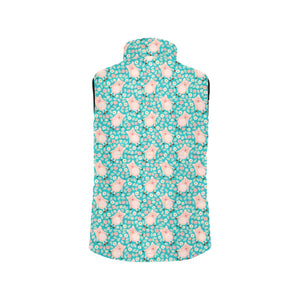 Pig Pattern Print Design 01 Men's Padded Vest
