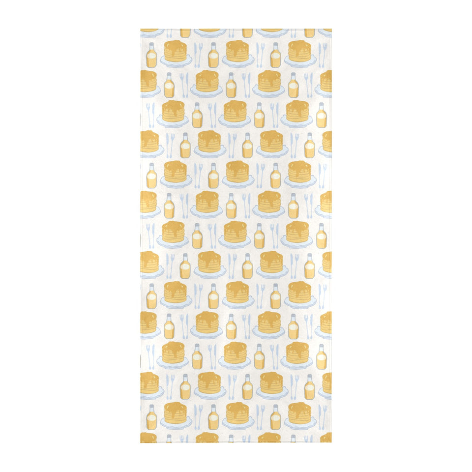 Pancake Pattern Print Design 05 Beach Towel