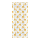 Pancake Pattern Print Design 05 Beach Towel