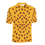 Passion fruit texture Men's All Over Print Polo Shirt