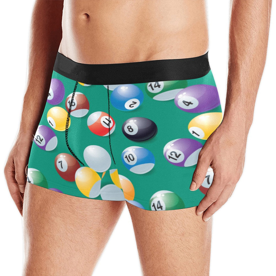 Billiard Ball Pattern Print Design 01 Men's All Over Print Boxer Briefs Men's Underwear
