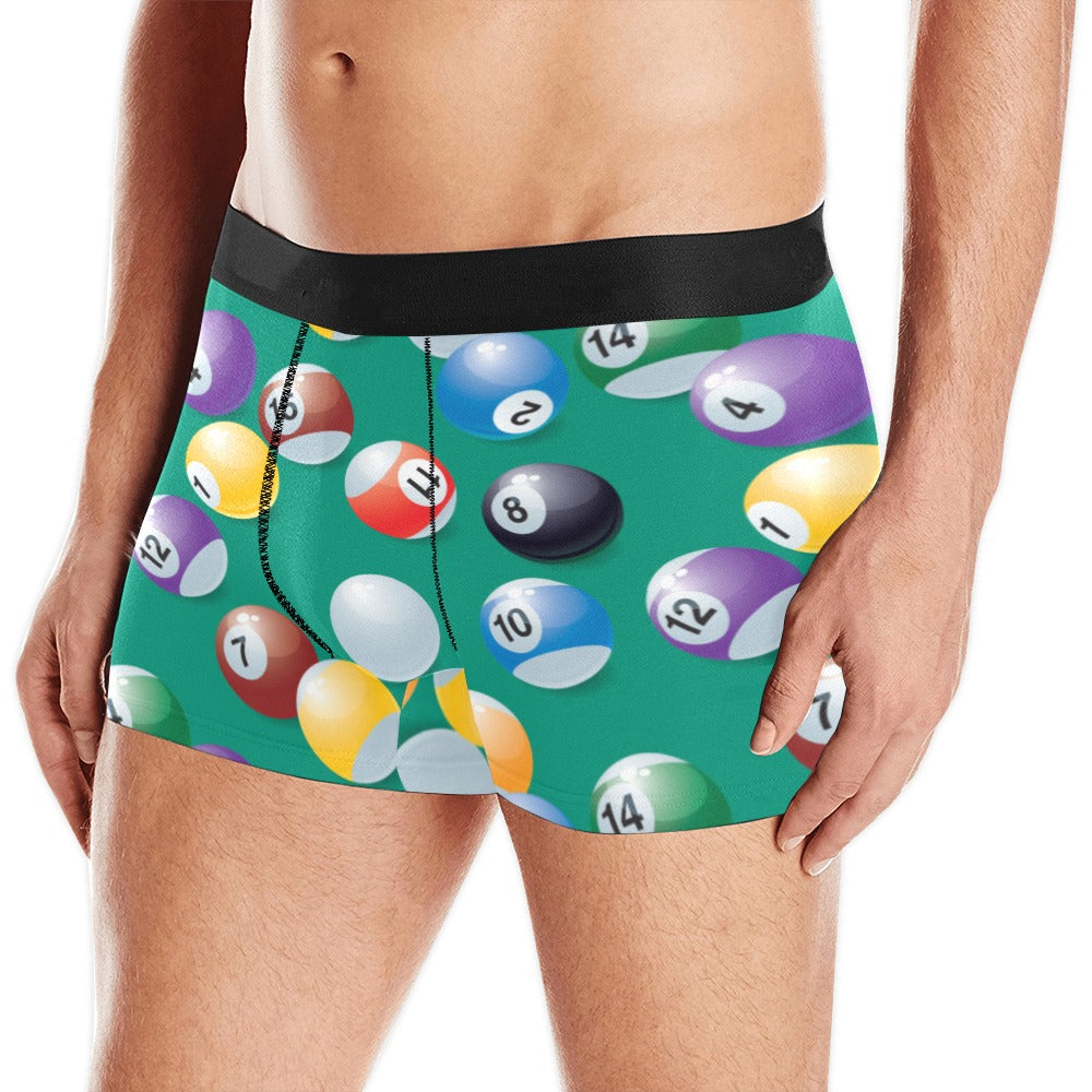 Billiard Ball Pattern Print Design 01 Men's All Over Print Boxer Briefs Men's Underwear