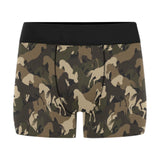 Horse Camouflage Pattern Men's All Over Print Boxer Briefs Men's Underwear