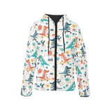 Cute Crocodile Pattern Women's Padded Hooded Jacket