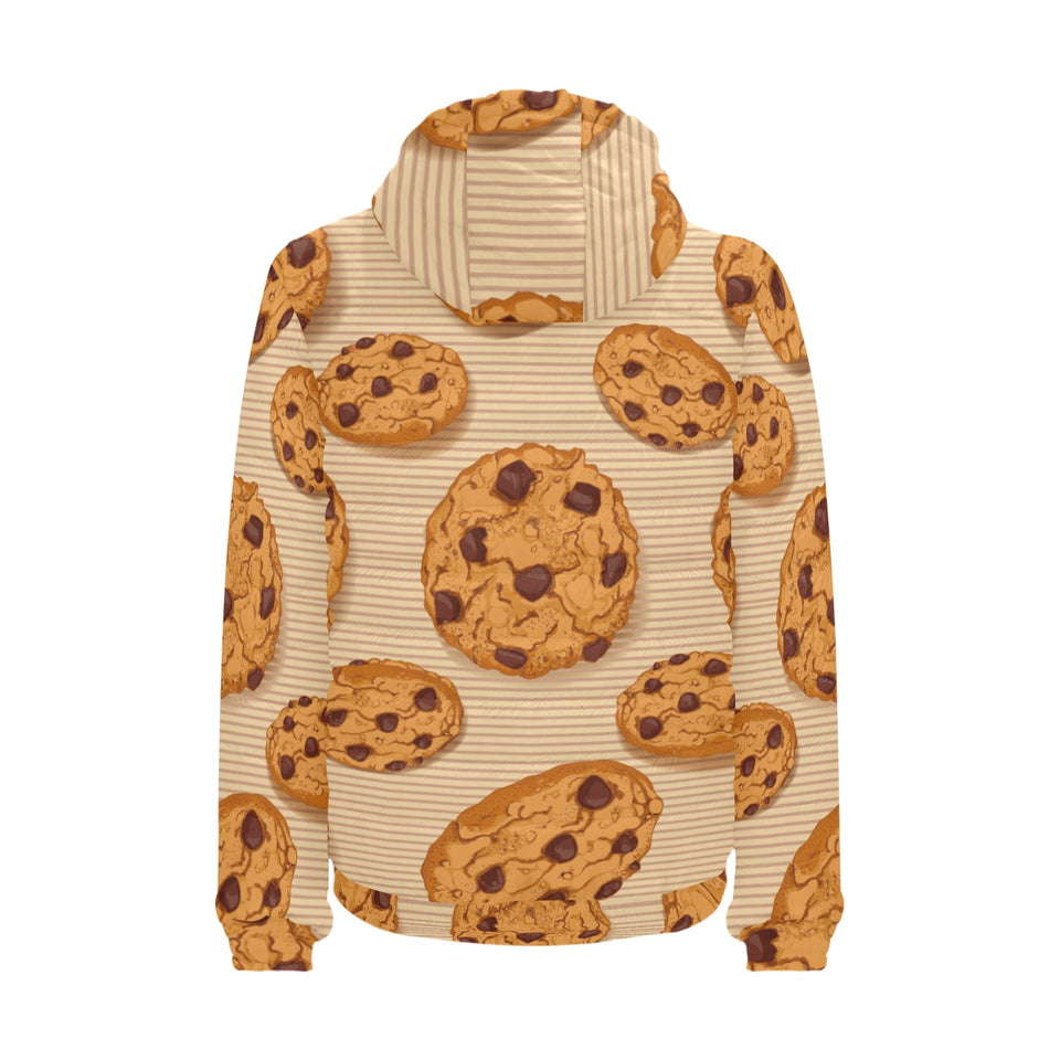 Cookie pattern Men's Padded Hooded Jacket