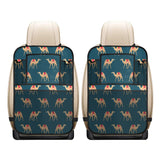 Camel pattern blue blackground Car Seat Back Organizer