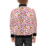 Squirrel Pattern Print Design 02 Kids' Boys' Girls' Bomber Jacket