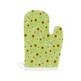 Snail Pattern Print Design 01 Heat Resistant Oven Mitts