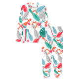 Watercolor bowling pattern Women's All Over Print Pajama Set