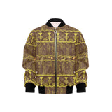 Egypt Hieroglyphics Pattern Print Design 03 Kids' Boys' Girls' Bomber Jacket