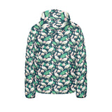 Pelican Pattern Print Design 03 Kids' Boys' Girls' Padded Hooded Jacket