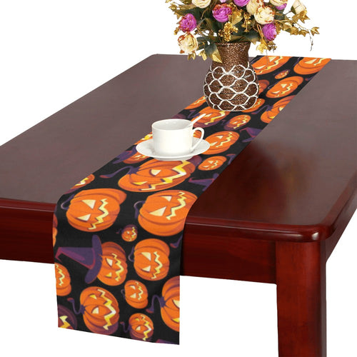 Halloween Pumpkin pattern Table Runner