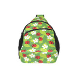 Ladybug Pattern Print Design 01 All Over Print Chest Bag