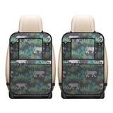 white bengal tigers tropical plant Car Seat Back Organizer