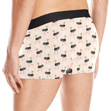 Ostrich Pattern Print Design 05 Men's All Over Print Boxer Briefs Men's Underwear