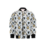 Lion Pattern Print Design 05 Kids' Boys' Girls' Bomber Jacket