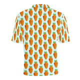 Carrot Pattern Print Design 03 Men's All Over Print Polo Shirt
